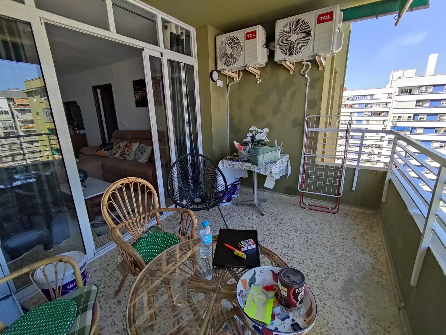 Terrasse von Wohnung zur Miete in Torremolinos mit Klimaanlage, Heizung und Terrasse