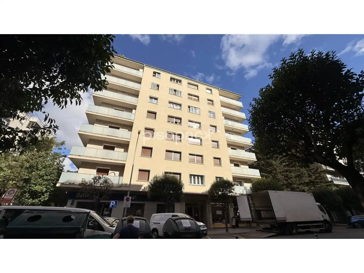 Vista exterior de Piso en venta en  Pamplona / Iruña con Aire acondicionado, Terraza y Trastero