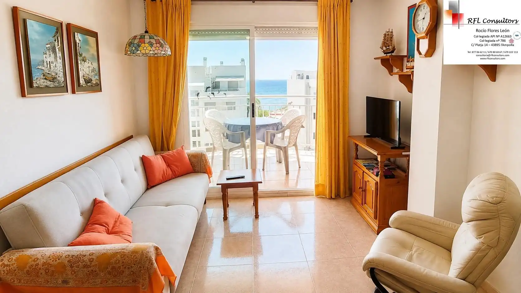 Wohnzimmer von Wohnungen zum Verkauf in Torreblanca mit Privatgarten, Terrasse und Abstellraum