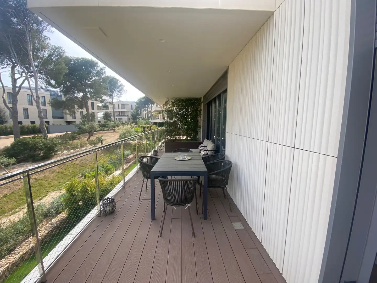 Terraza de Apartamento de alquiler en Salou con Aire acondicionado, Calefacción y Parquet