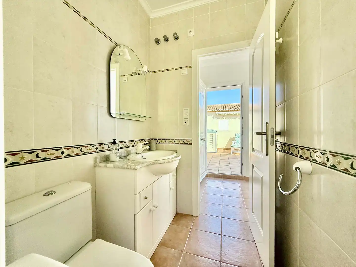 Baño de Casa o chalet en venta en Dénia con Aire acondicionado, Terraza y Piscina