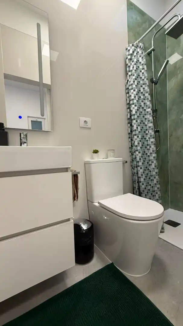 Bathroom of Flat for rent in Adeje  with Air Conditioner, Furnished and Washing machine