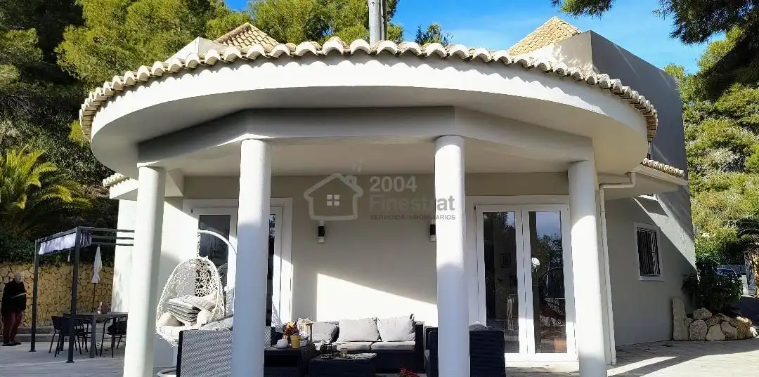 Terraza de Casa o chalet en venta en Callosa d'en Sarrià con Aire acondicionado, Jardín privado y Terraza