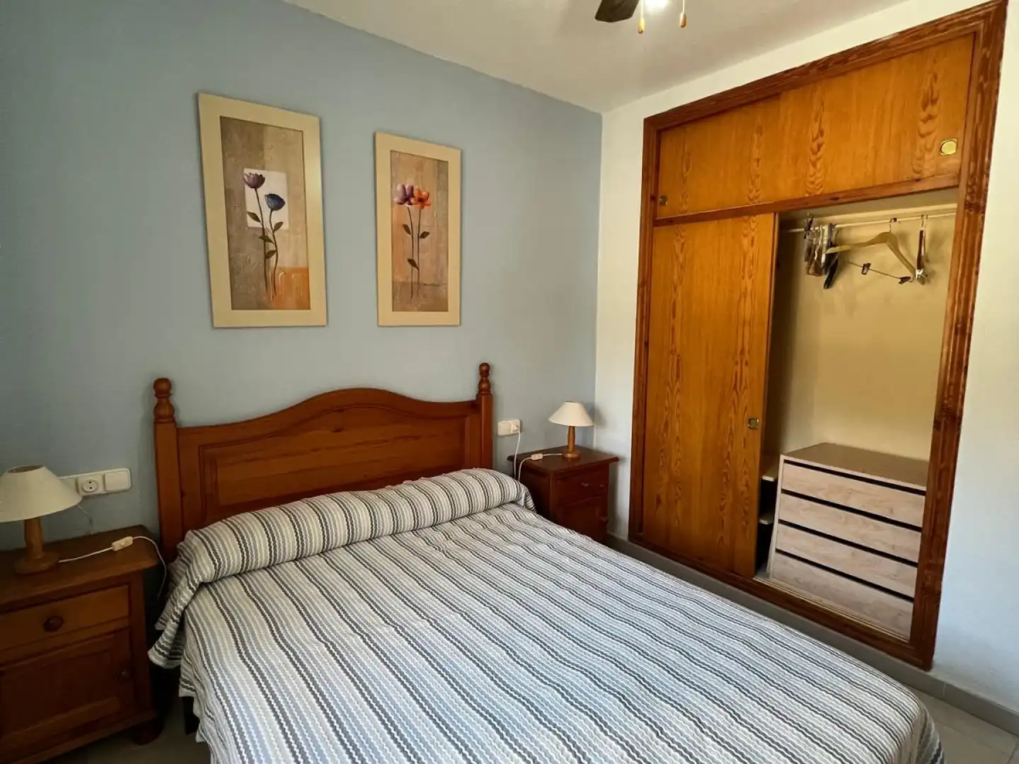 Habitación de Apartamento de alquiler en Mazarrón con Aire acondicionado, Calefacción y Terraza