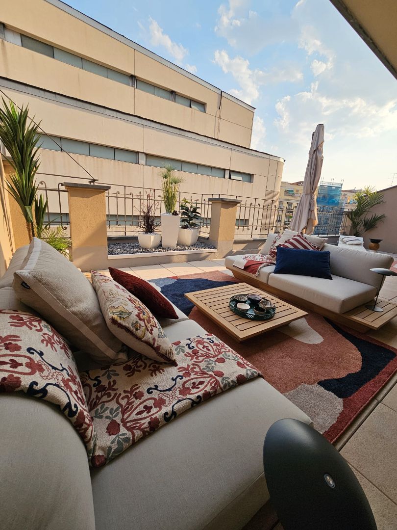 Terrace of Attic for sale in  Madrid Capital  with Air Conditioner, Heating and Parquet flooring