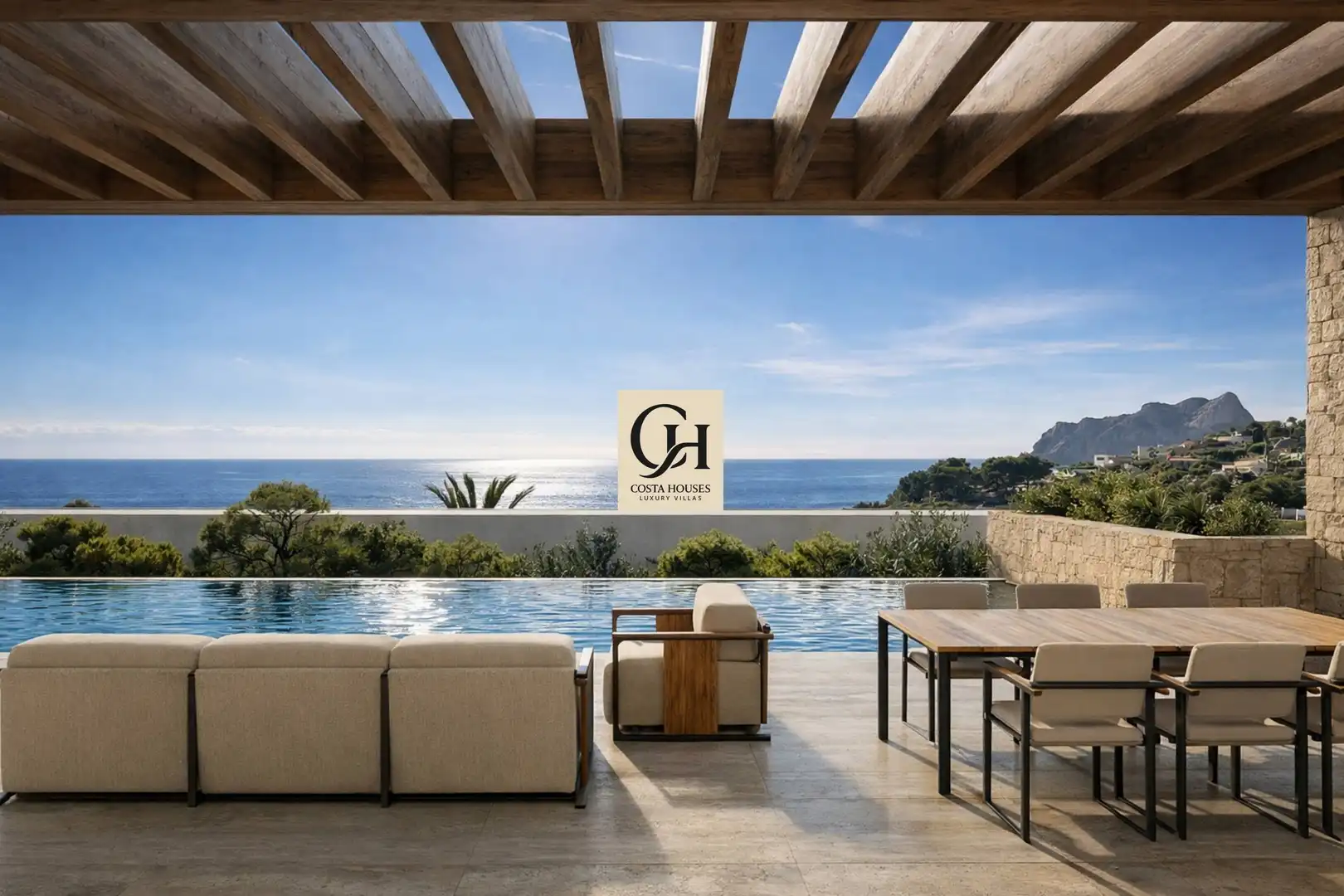 Chalet con terraza en venta en La Fustera