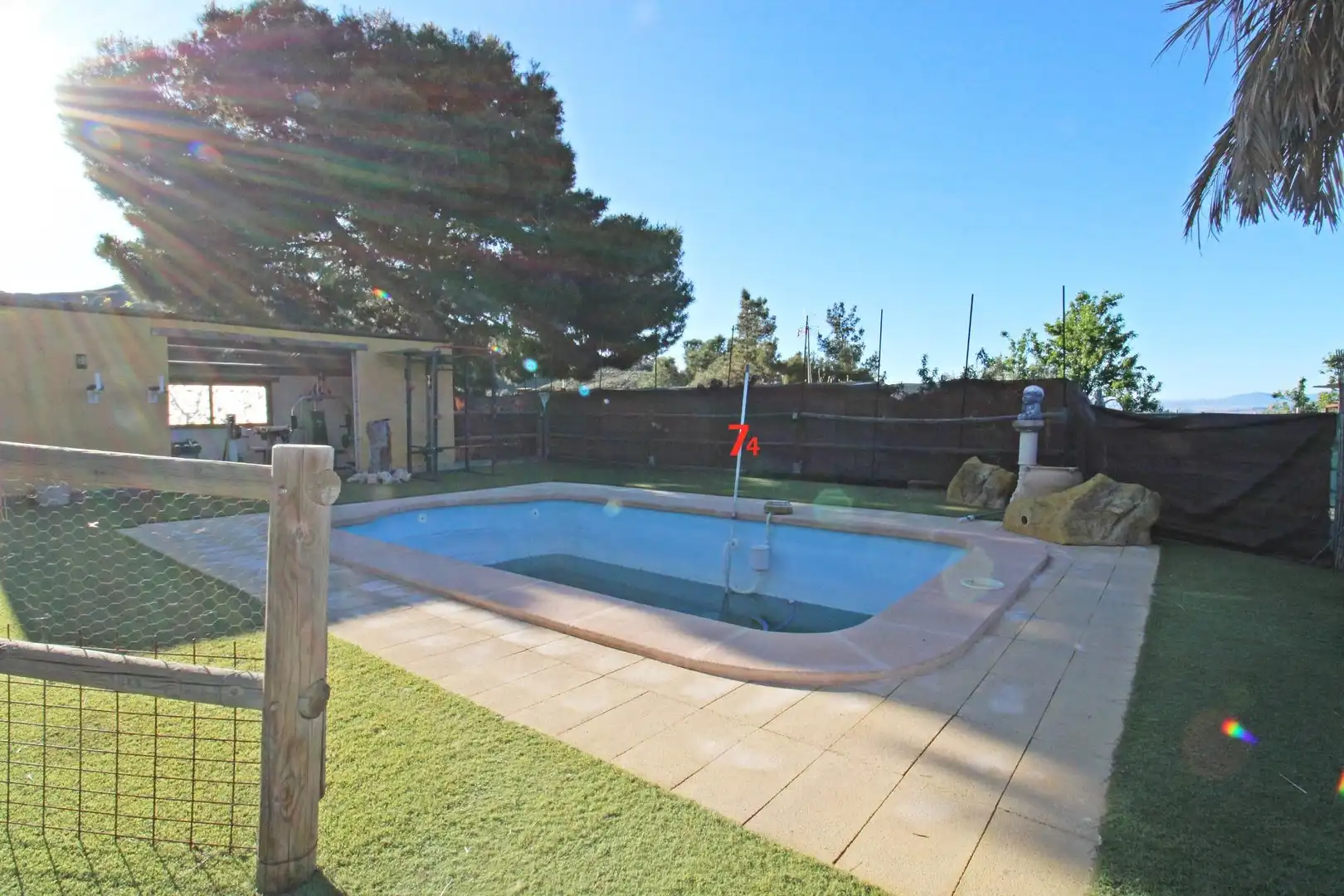 Schwimmbecken von Haus oder Chalet zum Verkauf in Lorca mit Klimaanlage, Heizung und Privatgarten