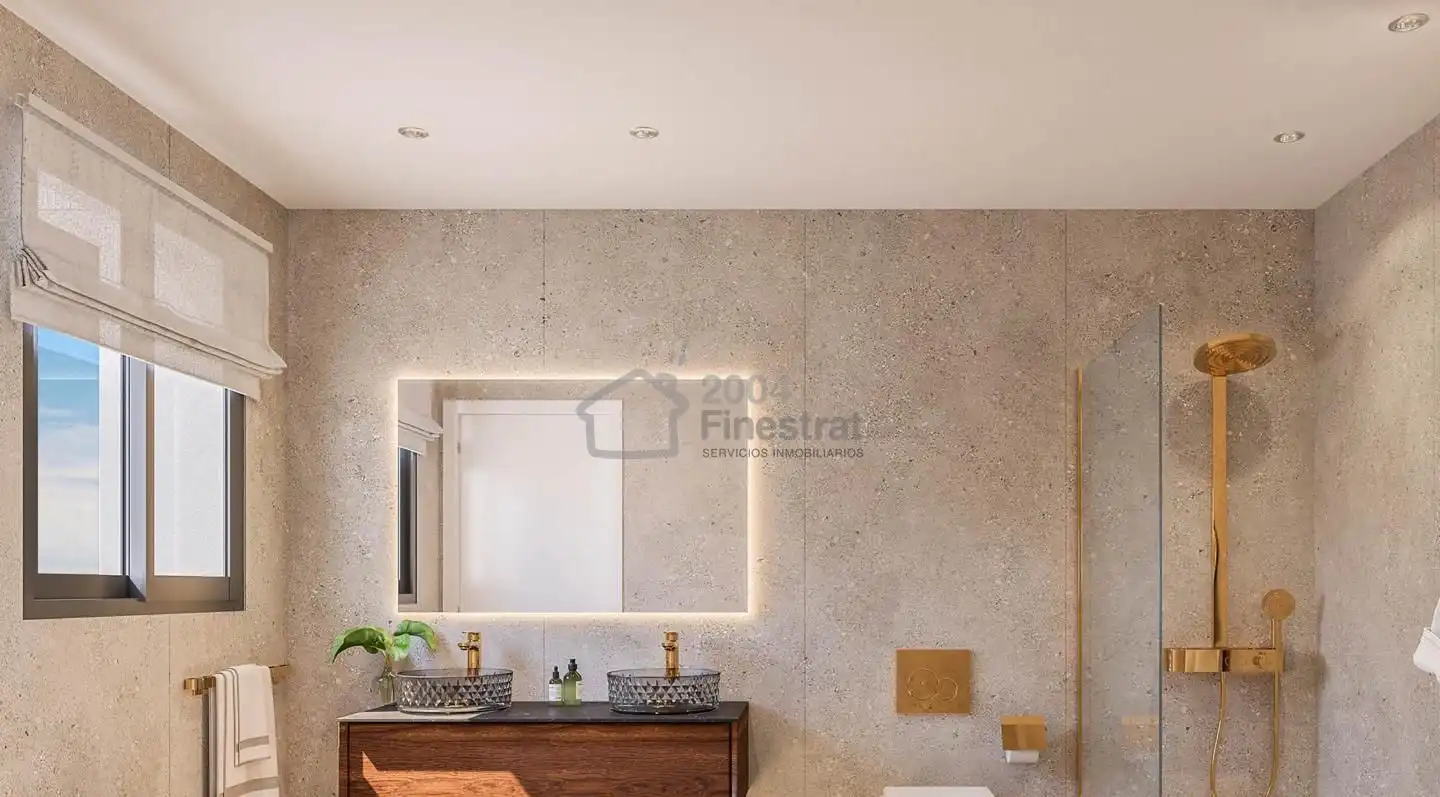 Baño de Piso en venta en Villajoyosa / La Vila Joiosa con Aire acondicionado, Jardín privado y Terraza