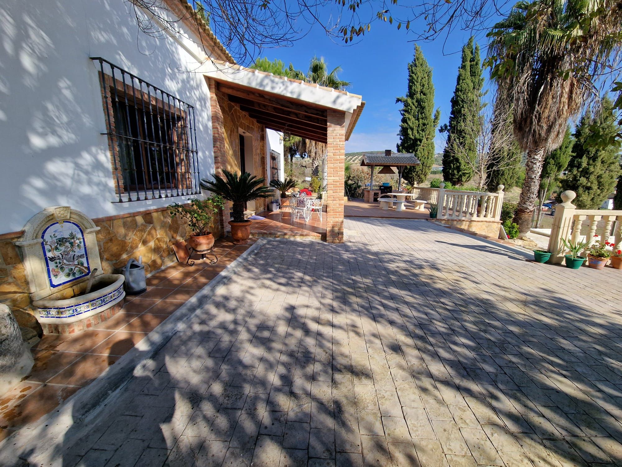 Exterior view of House or chalet for sale in Montalbán de Córdoba  with Air Conditioner, Private garden and Terrace
