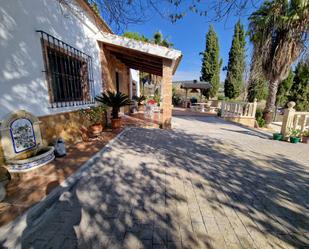 Vista exterior de Casa o xalet en venda en Montalbán de Córdoba amb Aire condicionat, Terrassa i Piscina