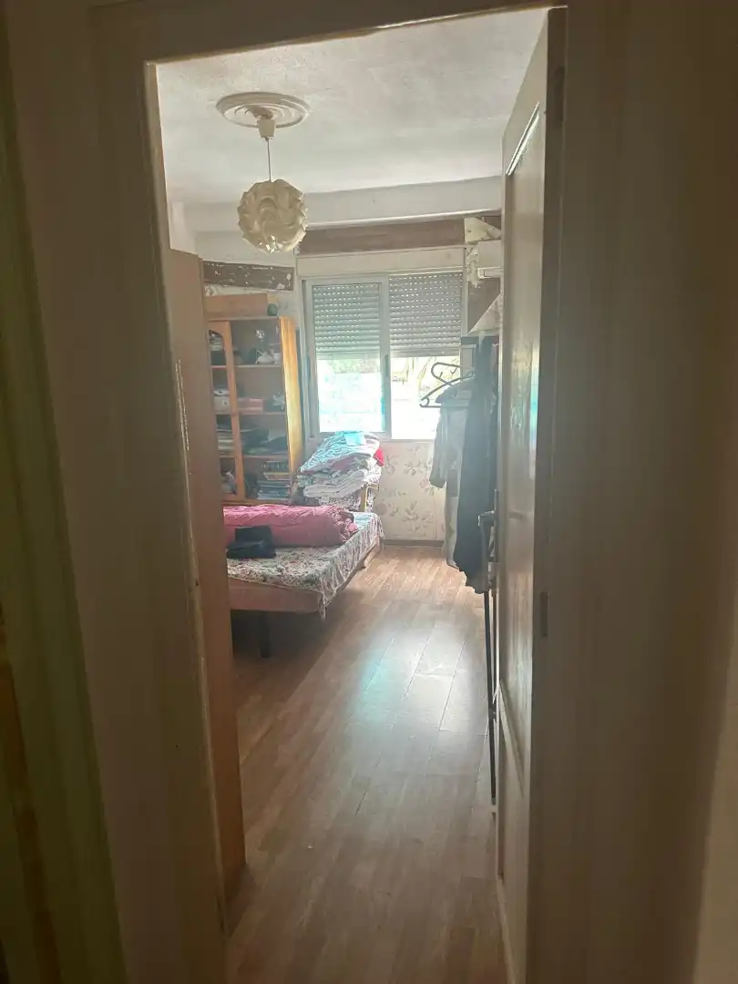 Bedroom of Flat for sale in Valencia  with Air Conditioner, Parquet flooring and Furnished