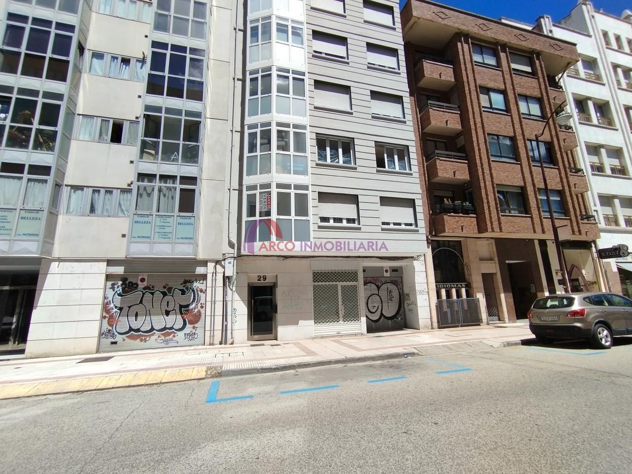 Exterior view of Flat for sale in Burgos Capital  with Heating, Parquet flooring and Terrace