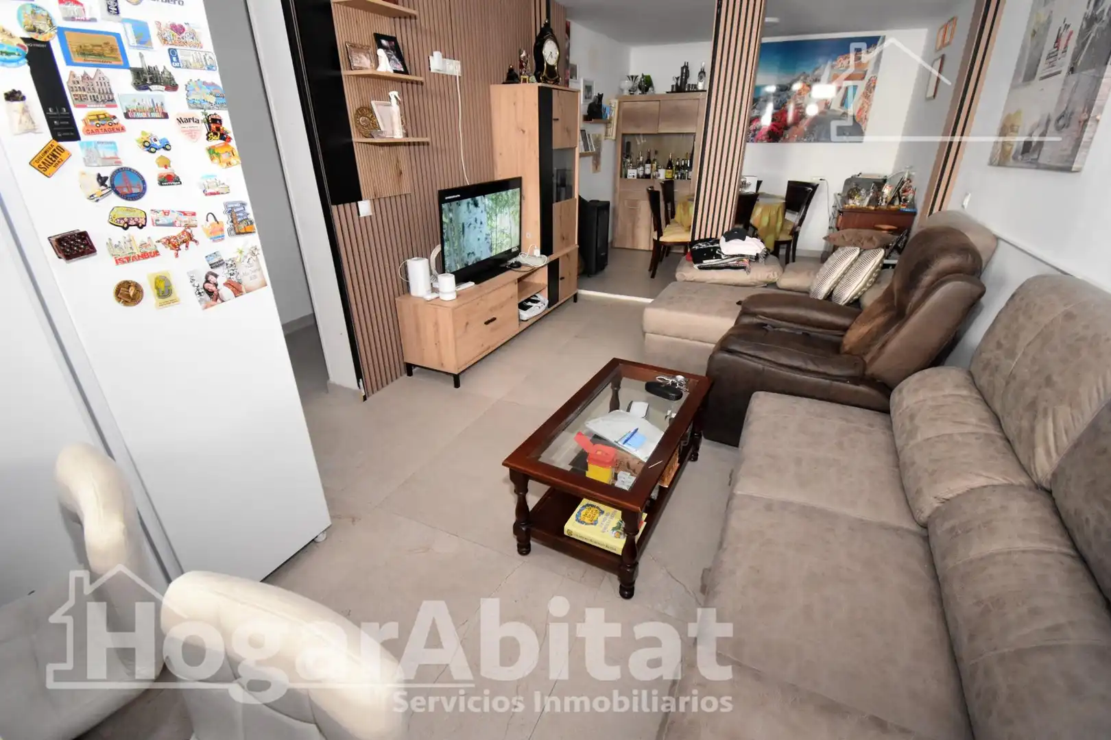 Living room of Houses for sale in Almazora / Almassora  with Air Conditioner and Terrace