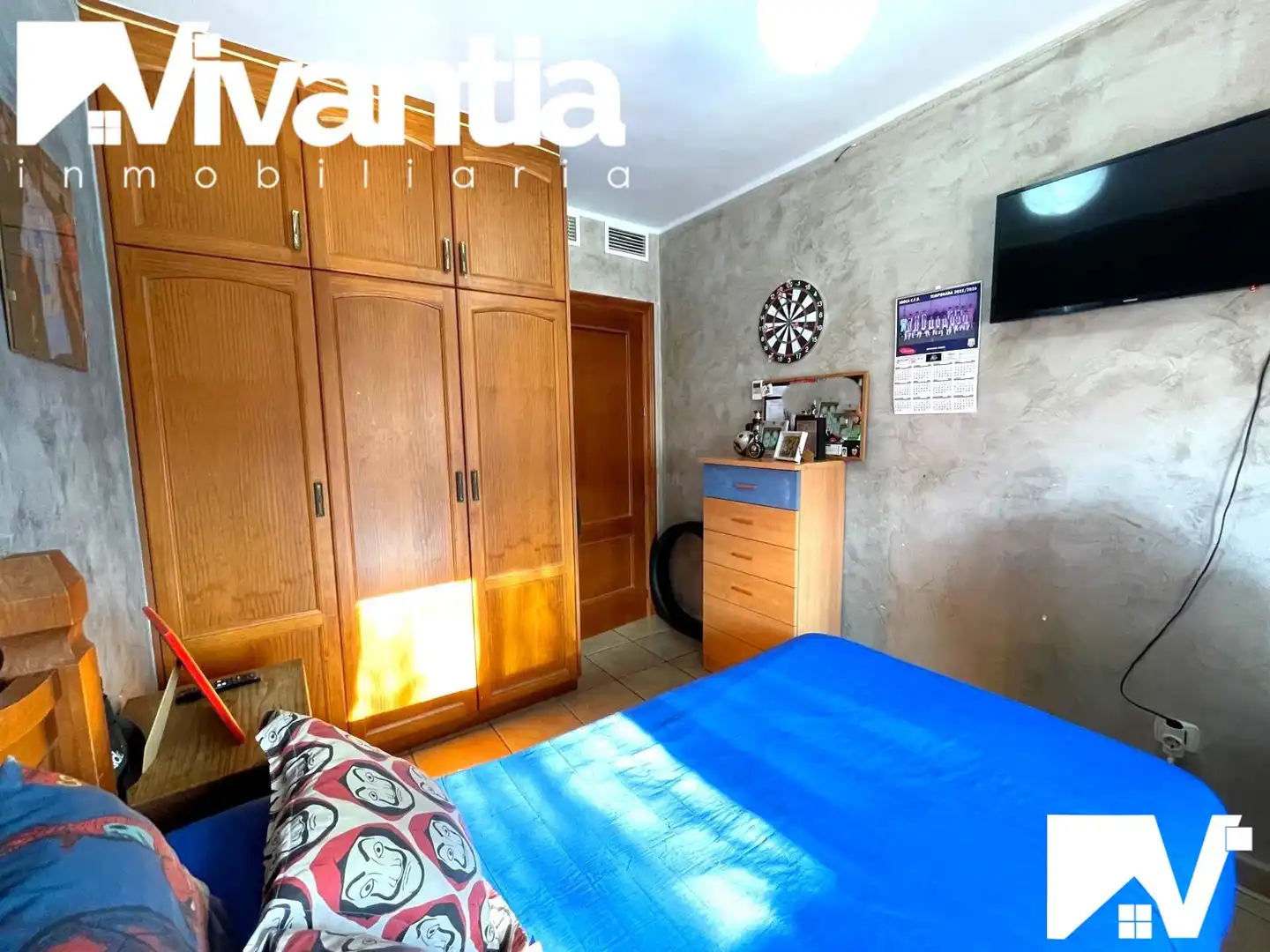 Schlafzimmer von Wohnung zum Verkauf in Lorca mit Klimaanlage, Heizung und Abstellraum