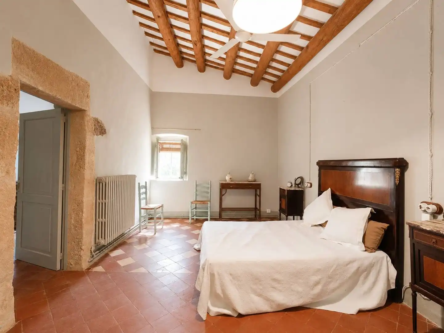 Schlafzimmer von Country house zum Verkauf in Forallac mit Heizung, Privatgarten und Terrasse
