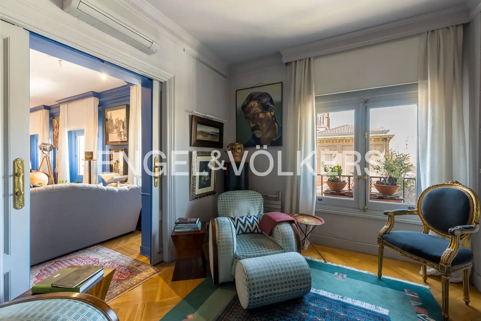 Sala de estar de Piso en venta en Madrid con Aire acondicionado, Calefacción y Parquet
