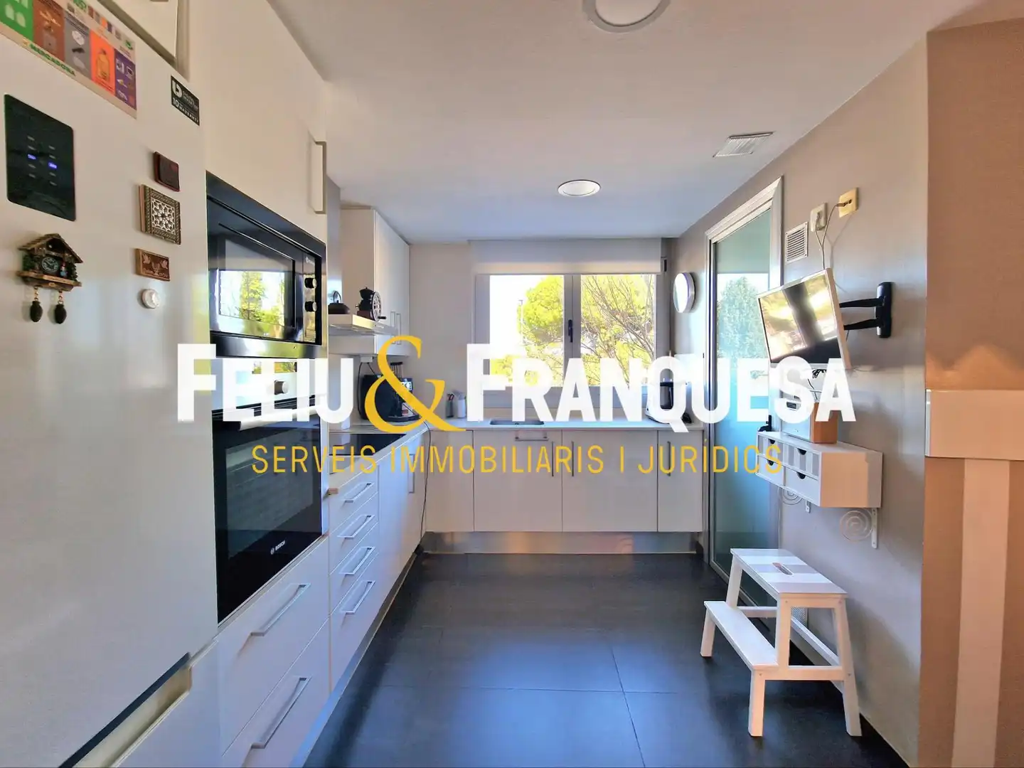 Kitchen of Flat for sale in Sant Cugat del Vallès  with Heating, Terrace and Storage room