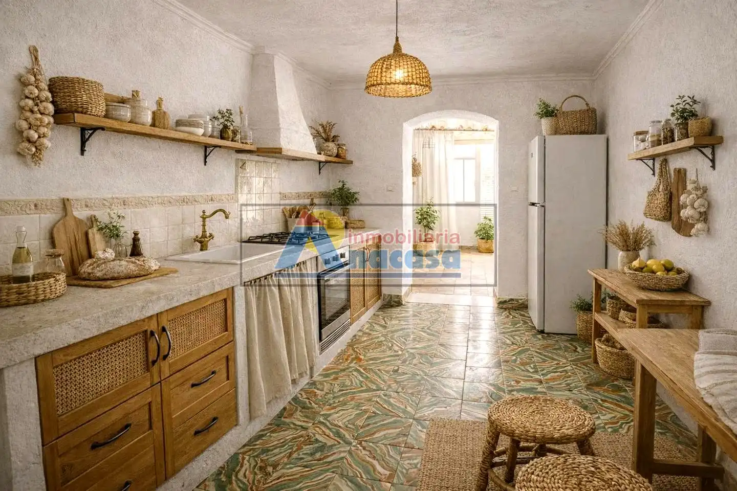 Cocina de Casa o chalet en venta en Oliva con Aire acondicionado, Terraza y Trastero
