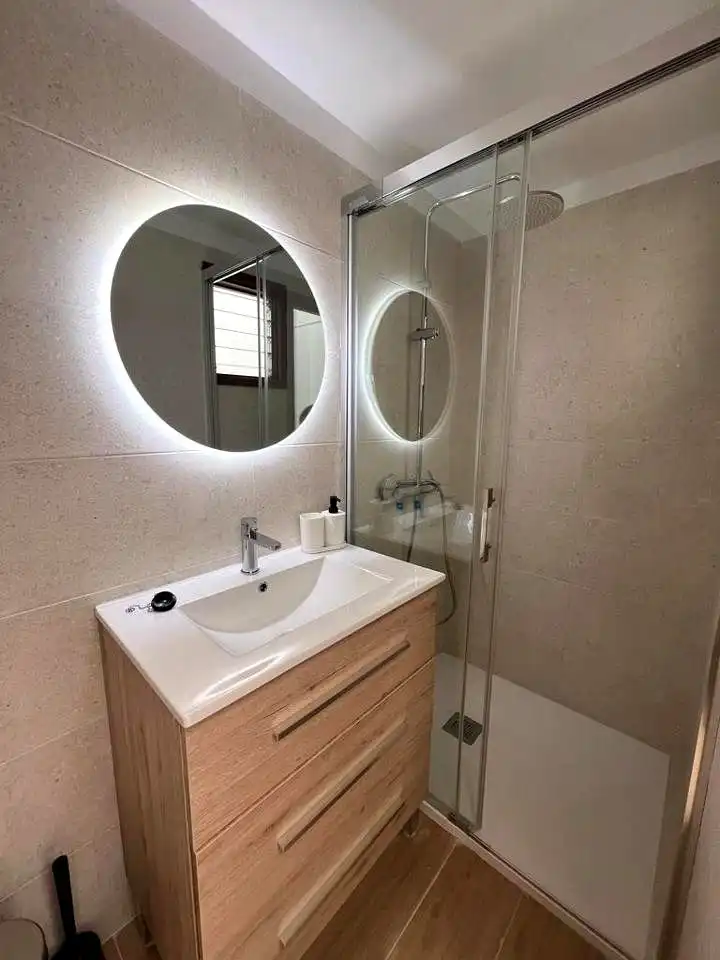 Badezimmer von Wohnung zur untervermieten in San Cristóbal de la Laguna mit Möbliert und Balkon