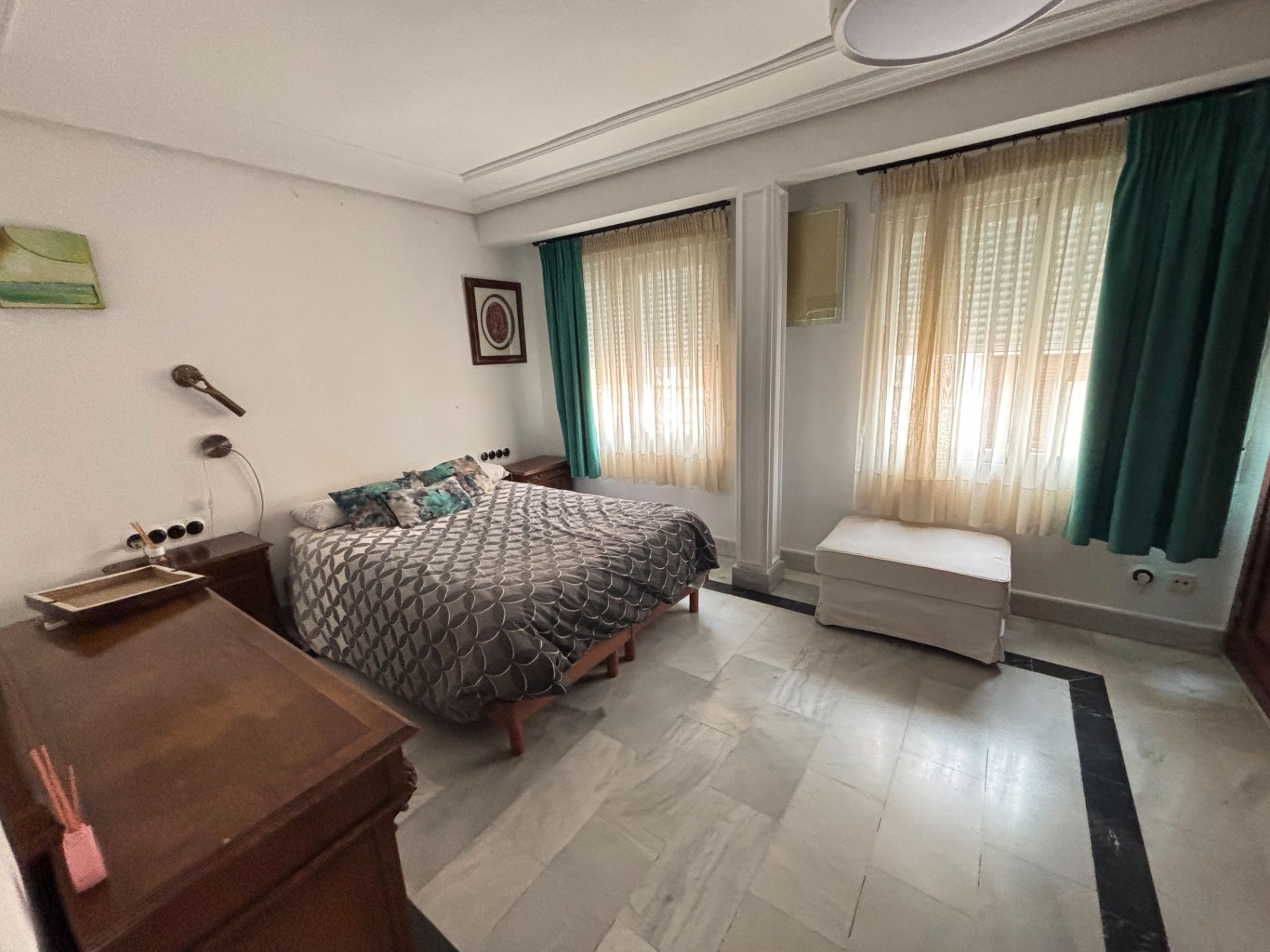 Bedroom of Flat for rent in Andújar  with Air Conditioner, Furnished and Balcony