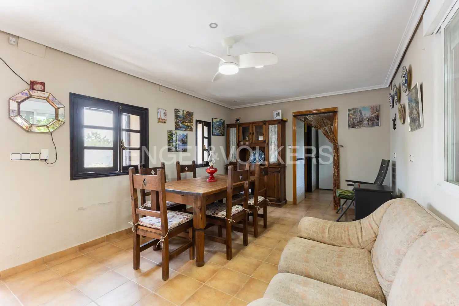 Comedor de Casa o chalet en venta en Casinos con Calefacción, Jardín privado y Terraza