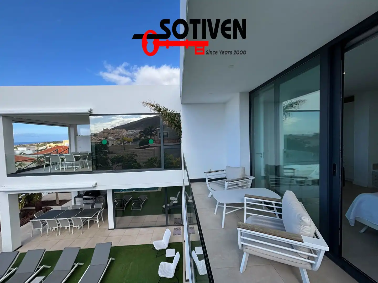 Terraza de Casa o chalet en venta en Adeje con Jardín privado, Terraza y Piscina