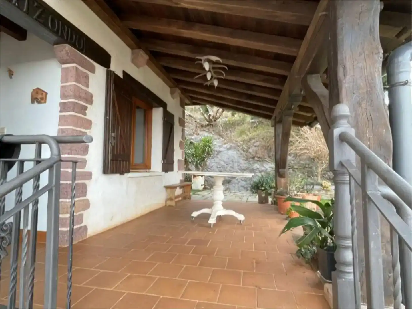 Terrassa de Casa o xalet en venda en Asteasu amb Jardí privat, Moblat i Balcó
