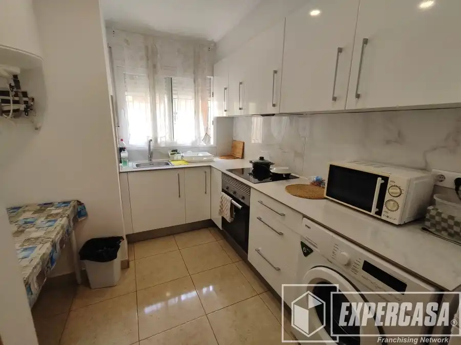 Cocina de Piso en venta en Castellón de la Plana / Castelló de la Plana con Aire acondicionado y Amueblado