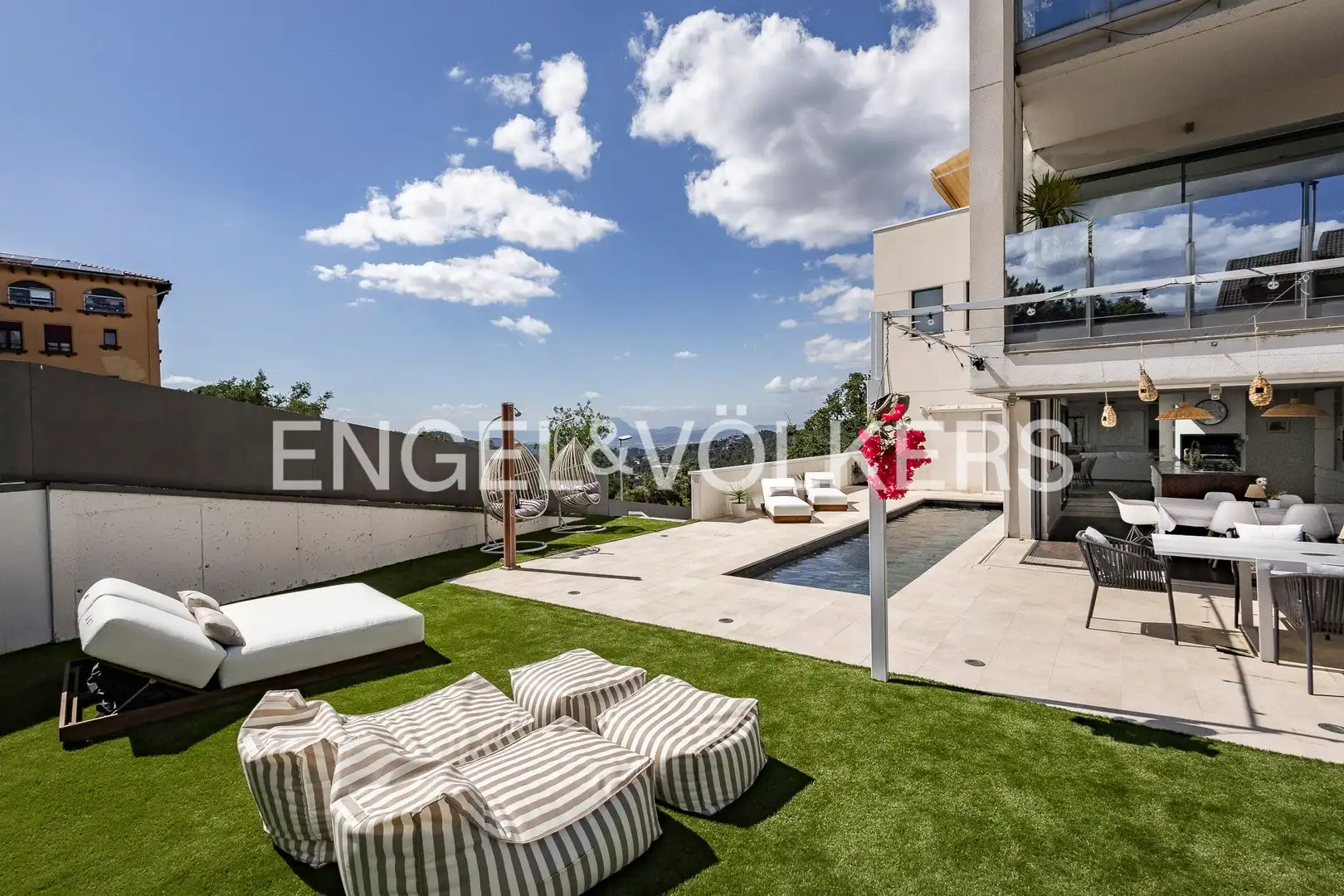 Terrassa de Casa o xalet de lloguer en Barcelona amb Aire condicionat, Calefacció i Jardí privat