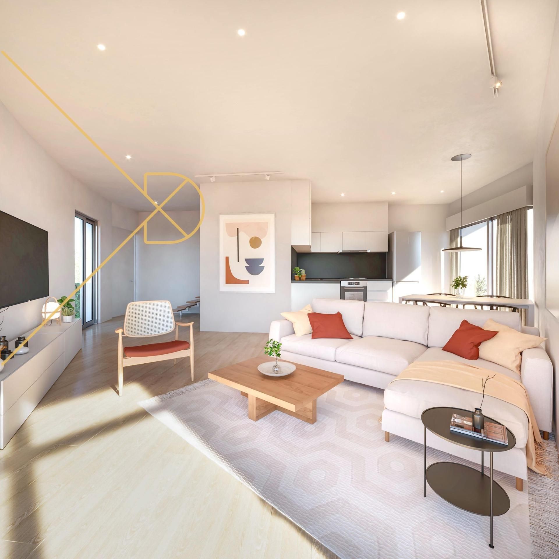 Sala d'estar de Pis en venda en  Barcelona Capital amb Aire condicionat, Calefacció i Terrassa