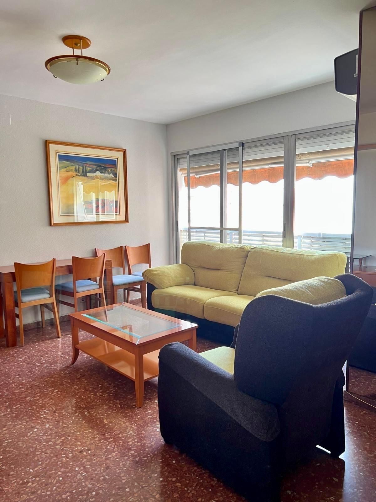 Living room of Apartment to rent in  Valencia Capital  with Air Conditioner, Heating and Private garden