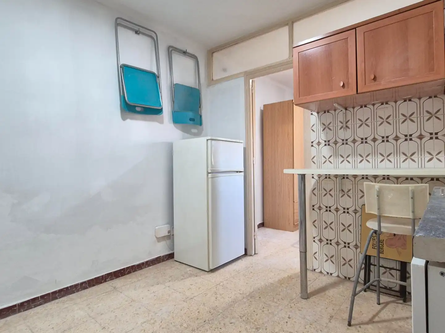 Cuina de Estudi de lloguer en Barcelona amb Rentadora