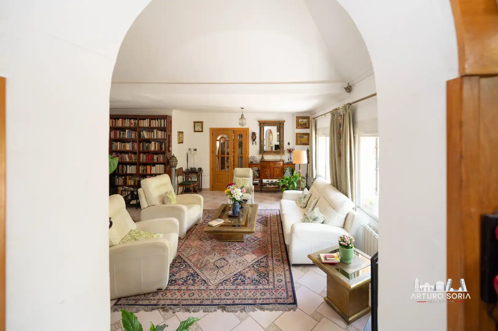 Sala de estar de Casa o chalet en venta en Madrid con Calefacción y Jardín privado