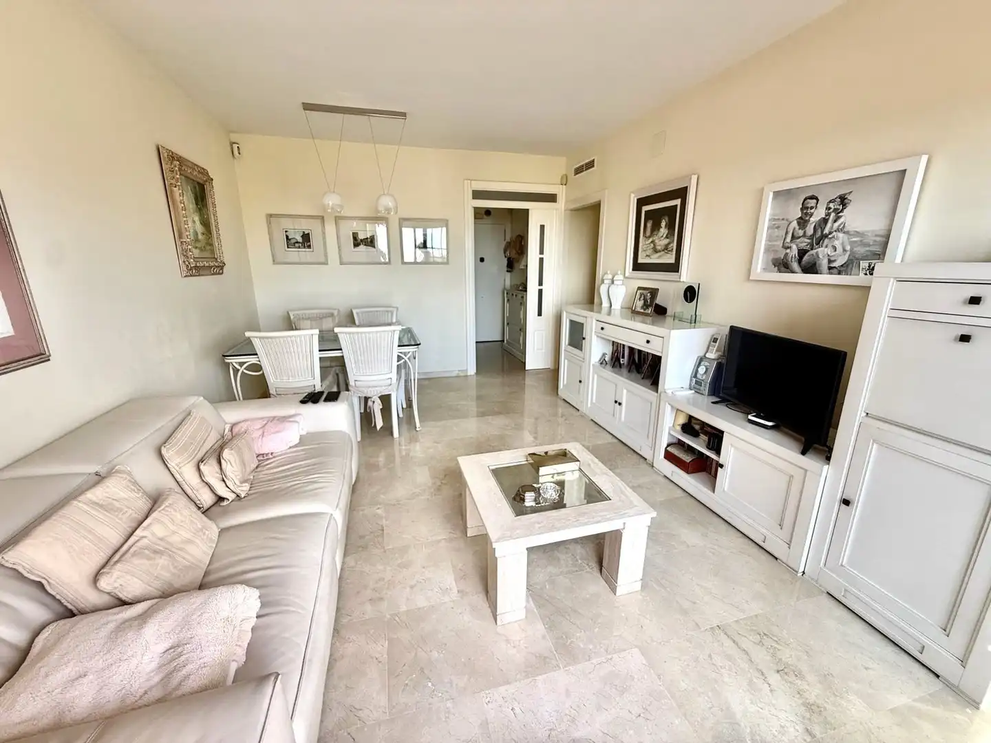 Sala de estar de Apartamento en venta en Finestrat con Aire acondicionado, Calefacción y Terraza