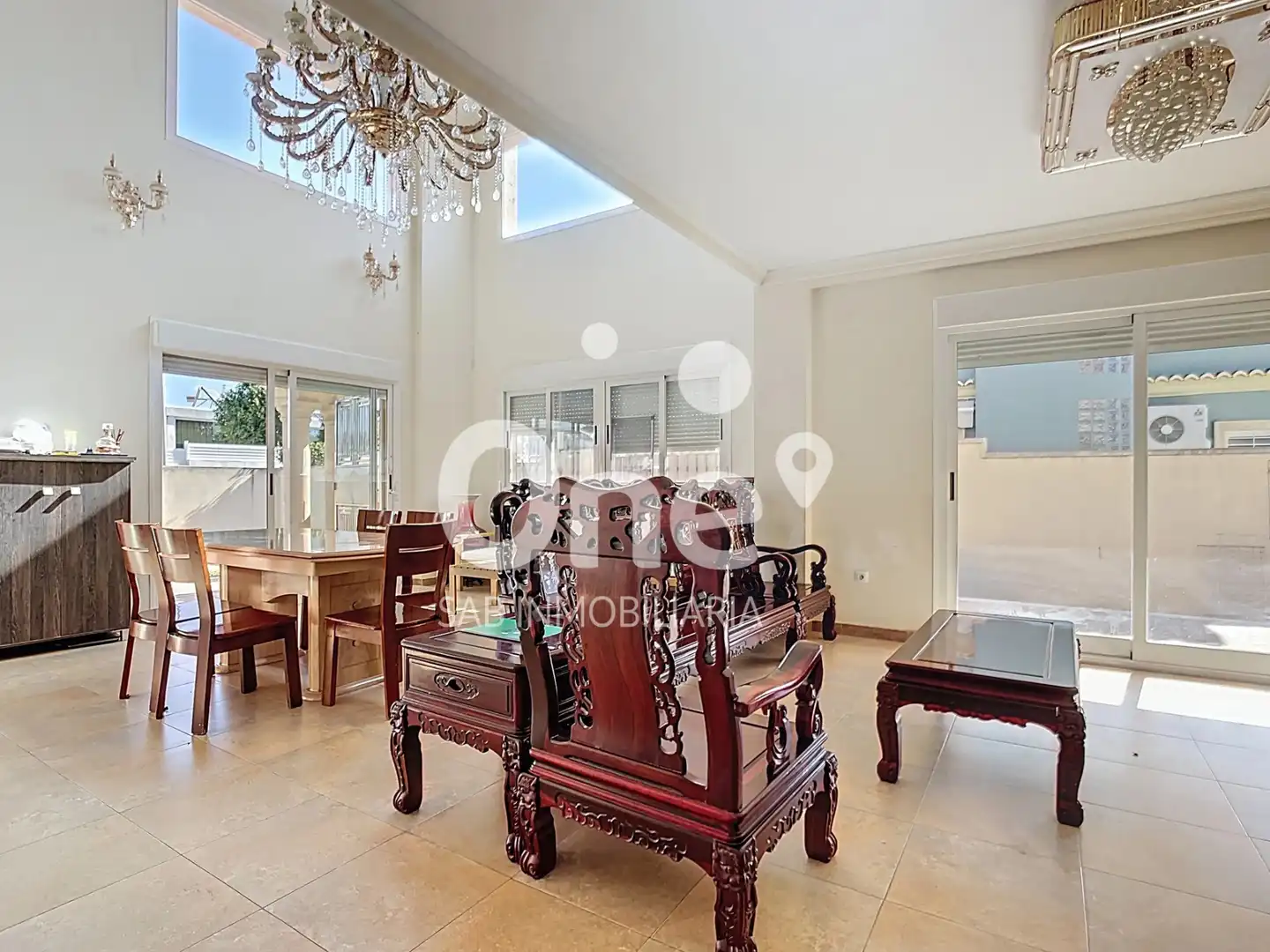 Comedor de Casa o chalet en venta en L'Eliana con Aire acondicionado, Jardín privado y Terraza