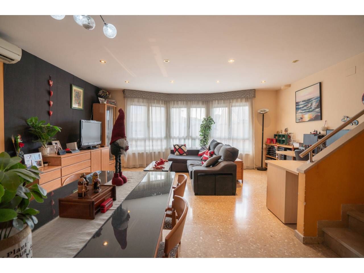 Sala d'estar de Casa o xalet en venda en Calldetenes amb Aire condicionat, Calefacció i Jardí privat