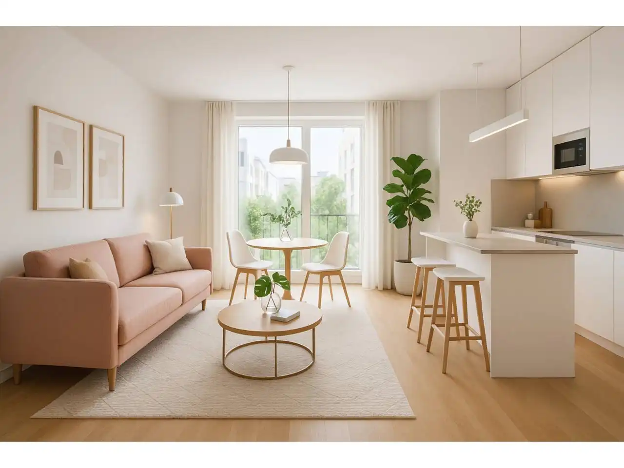 Wohnzimmer von Wohnung zum Verkauf in Granollers mit Klimaanlage, Heizung und Parkett