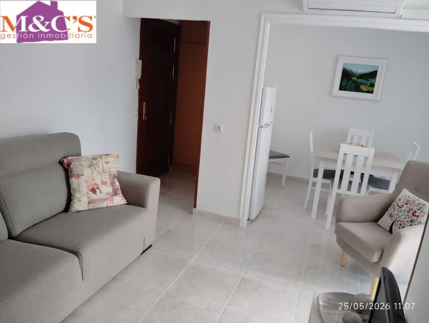 Sala de estar de Piso en venta en Puertollano con Aire acondicionado, Amueblado y Balcón