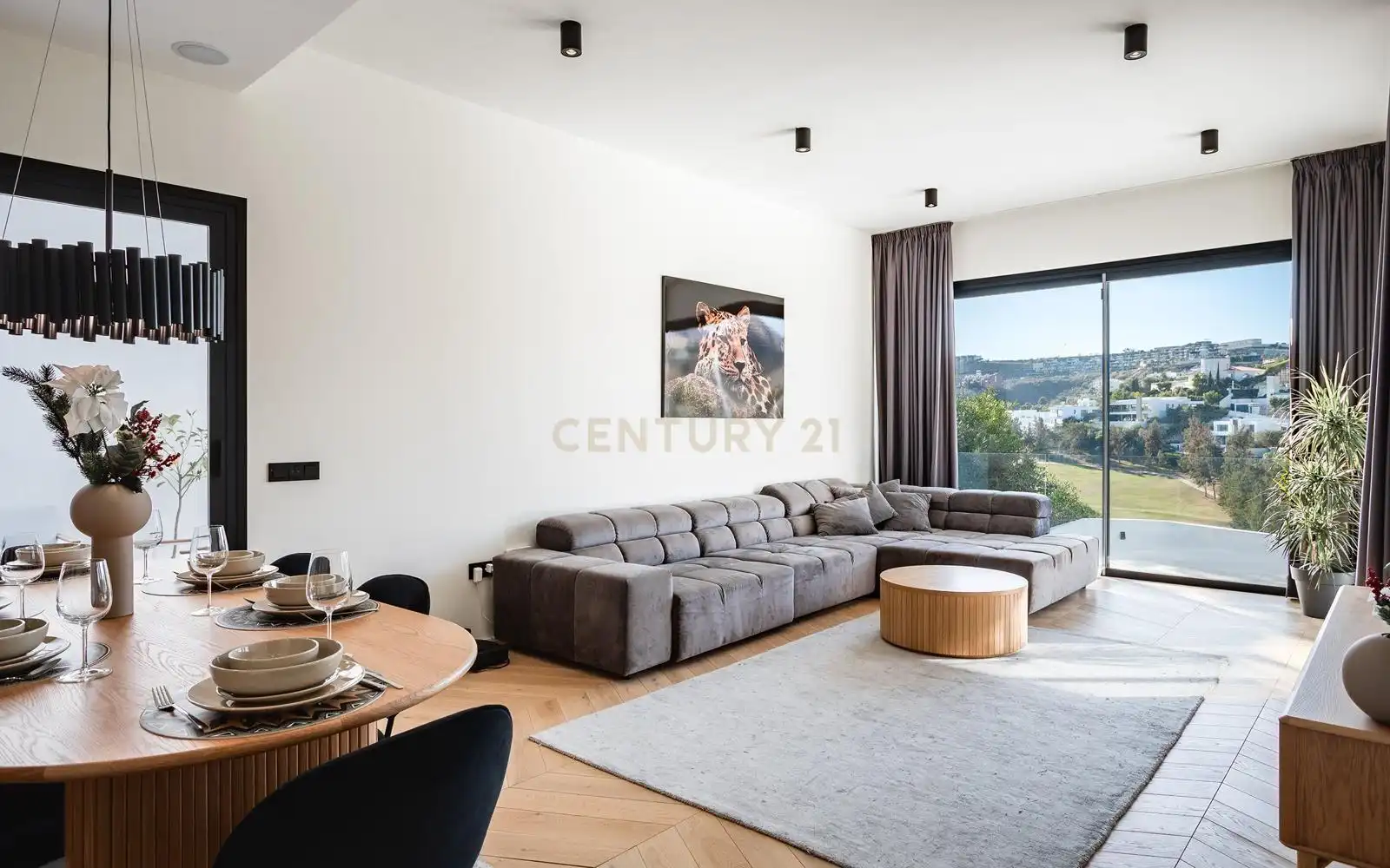 Sala de estar de Casa o chalet en venta en Benahavís con Aire acondicionado, Trastero y Piscina