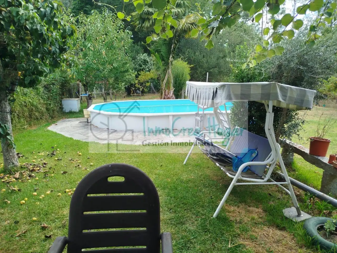 Schwimmbecken von Grundstücke zum Verkauf in Ponteareas