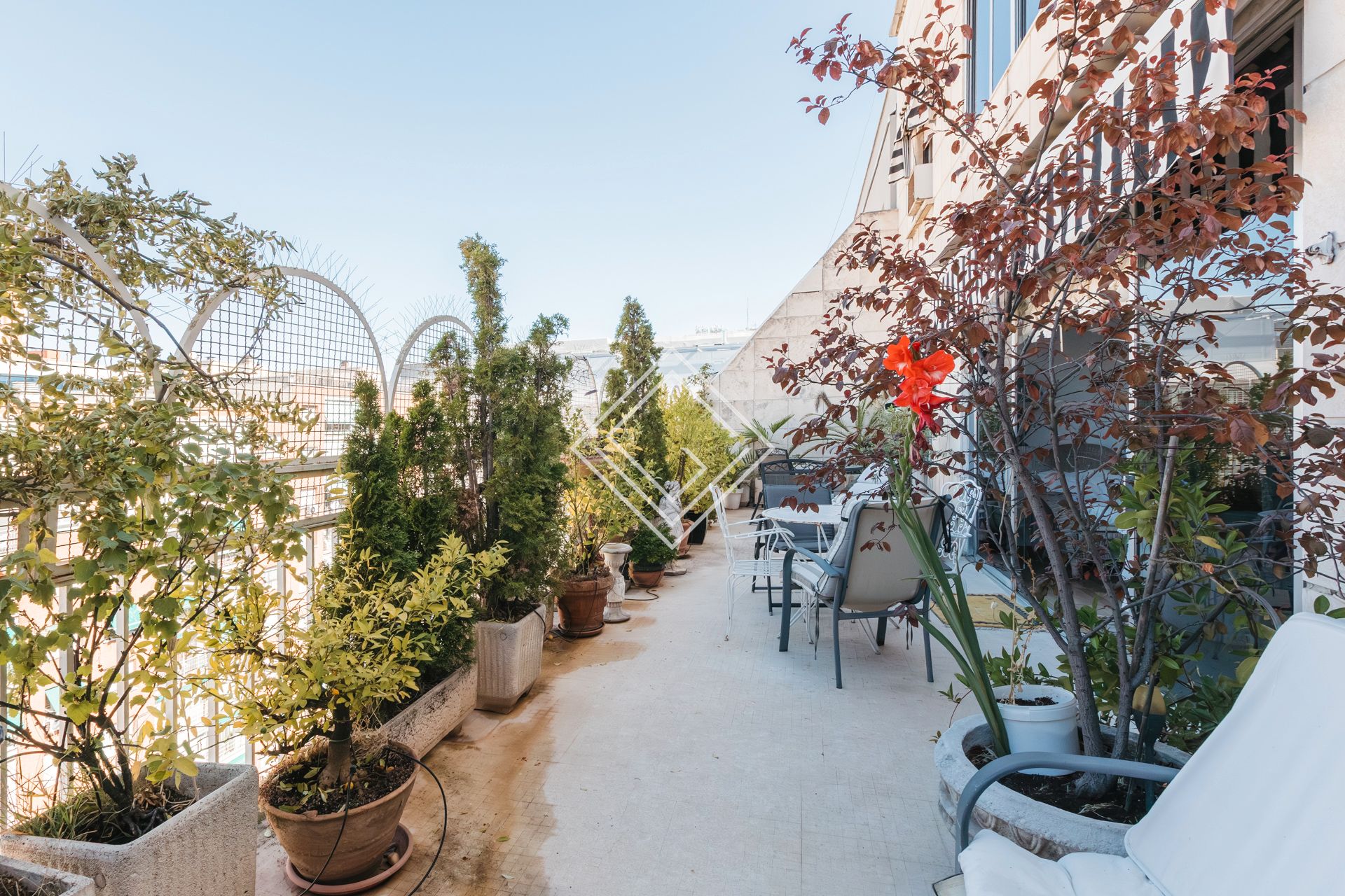 Terrace of Attic for sale in  Madrid Capital  with Heating, Terrace and Storage room