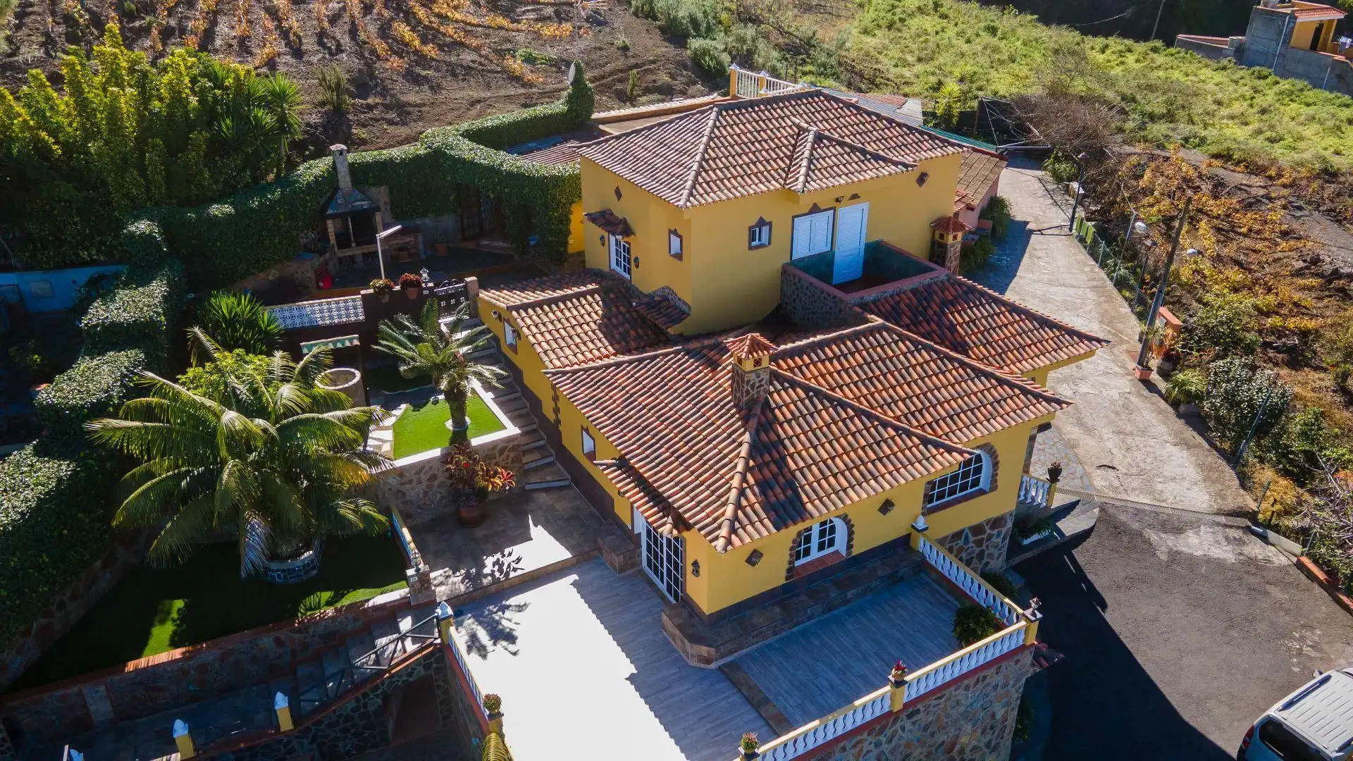 Exterior view of Houses for sale in La Orotava  with Heating, Private garden and Storage room