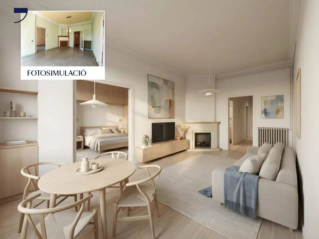 Living room of Flat for sale in Vic  with Heating and Storage room