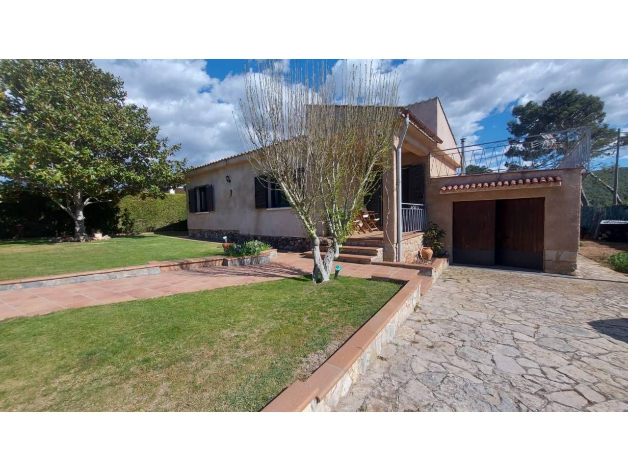 Jardí de Casa o xalet en venda en La Llacuna amb Calefacció, Jardí privat i Parquet