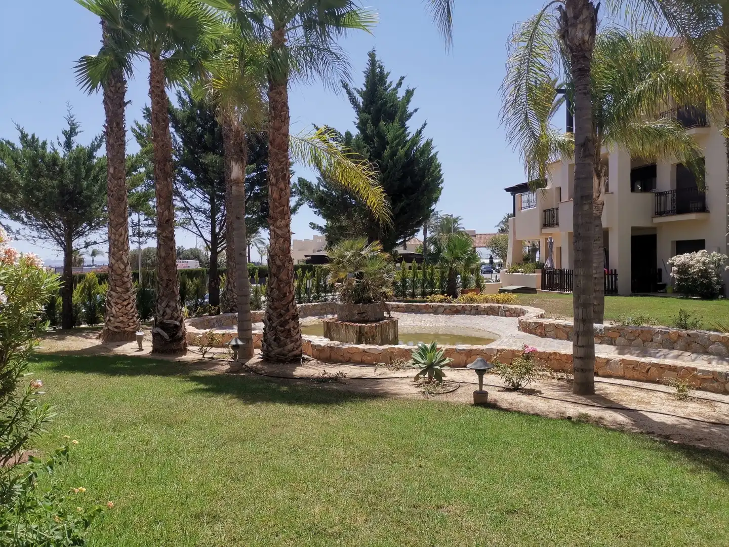 Terrasse von Erdgeschoss zum Verkauf in San Javier mit Klimaanlage, Terrasse und Schwimmbad