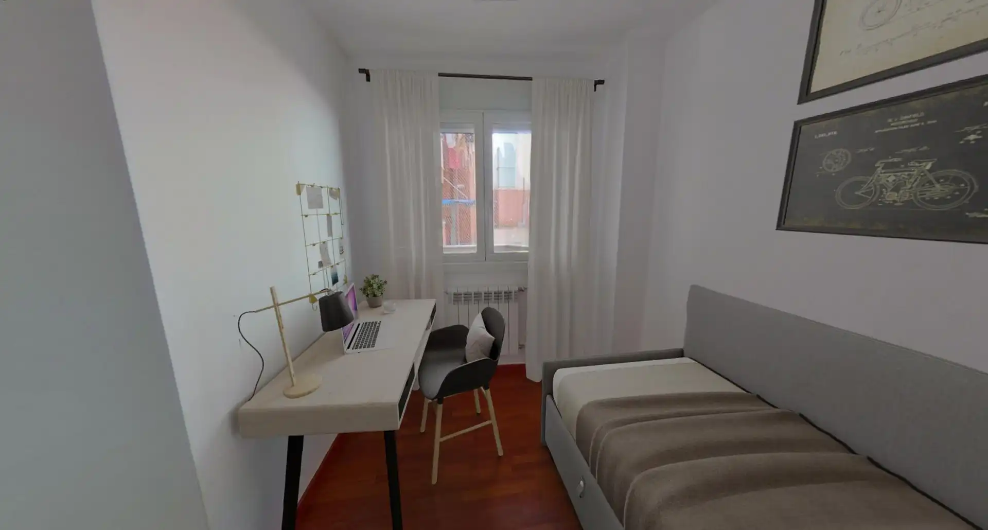 Bedroom of Flat for sale in Santander