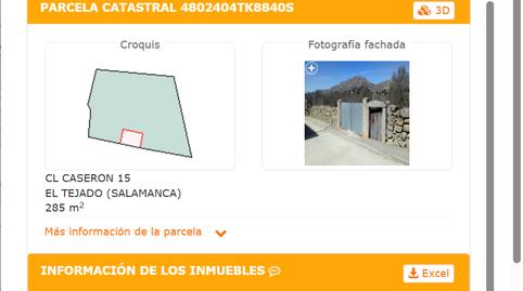 Foto 4 de Residencial en venda a Calle Caserón, El Tejado, Salamanca