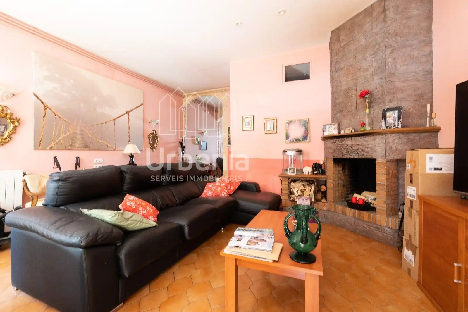 Sala de estar de Casa o chalet en venta en Premià de Mar con Calefacción y Terraza