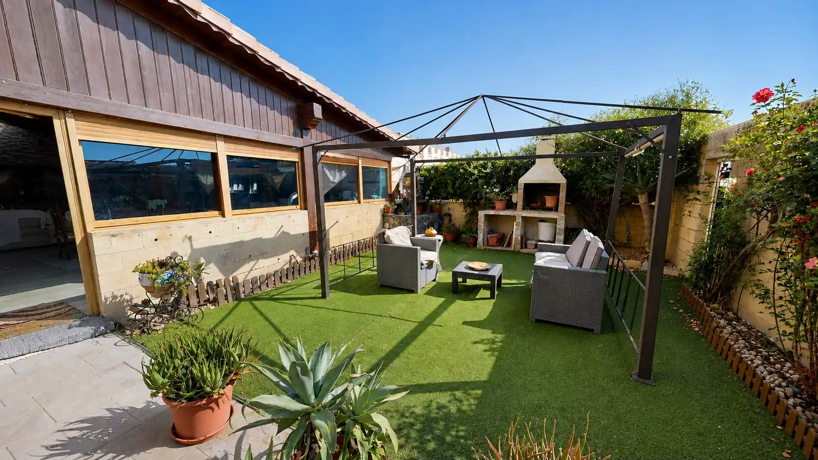 Terrassa de Casa o xalet en venda en El Campello amb Aire condicionat, Jardí privat i Terrassa