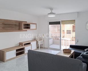 Sala d'estar de Apartament de lloguer en Sueca amb Terrassa i Balcó